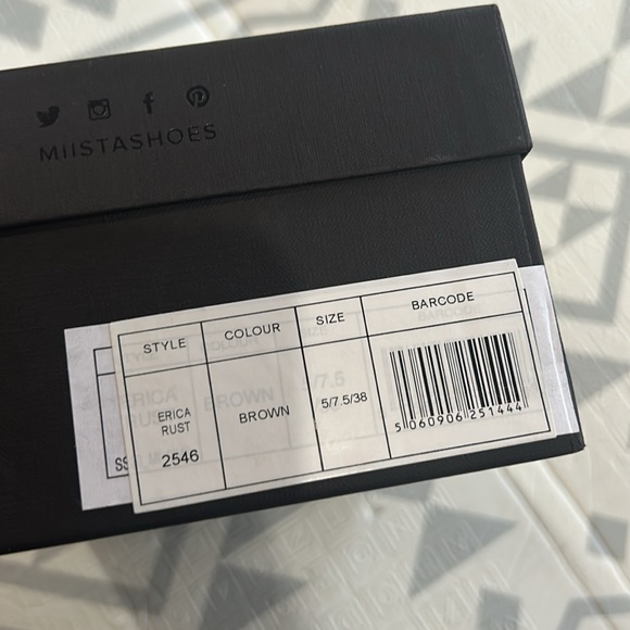 MIISTA Erica Woven Leather Mule size 38 - Picture 6 of 6